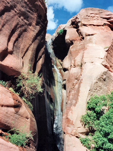 The Taylor Creek waterfall