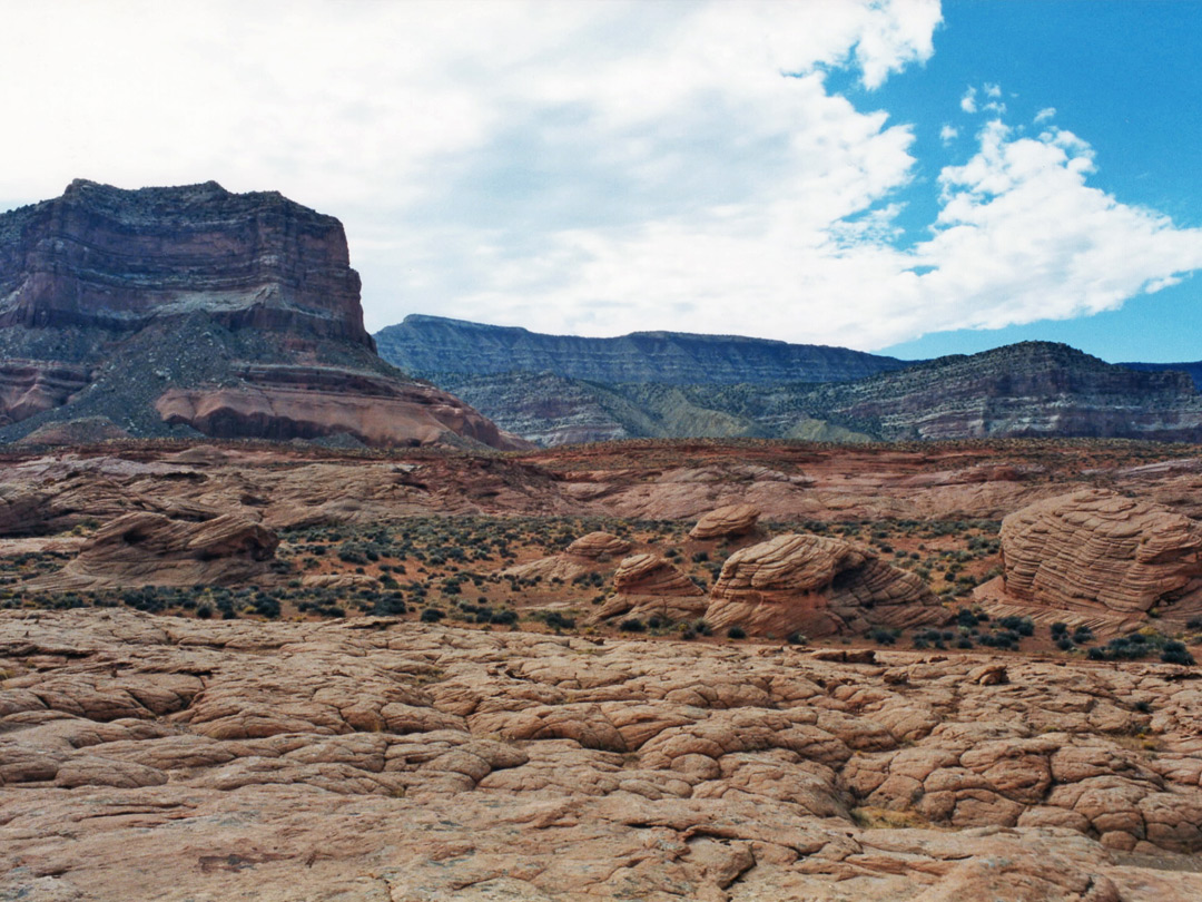 Slickrock below Fiftymile Point