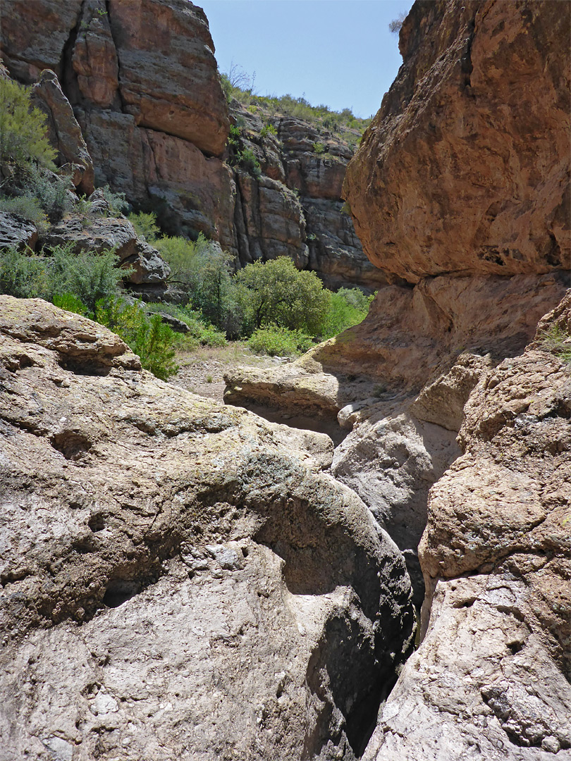 Vertical cliffs