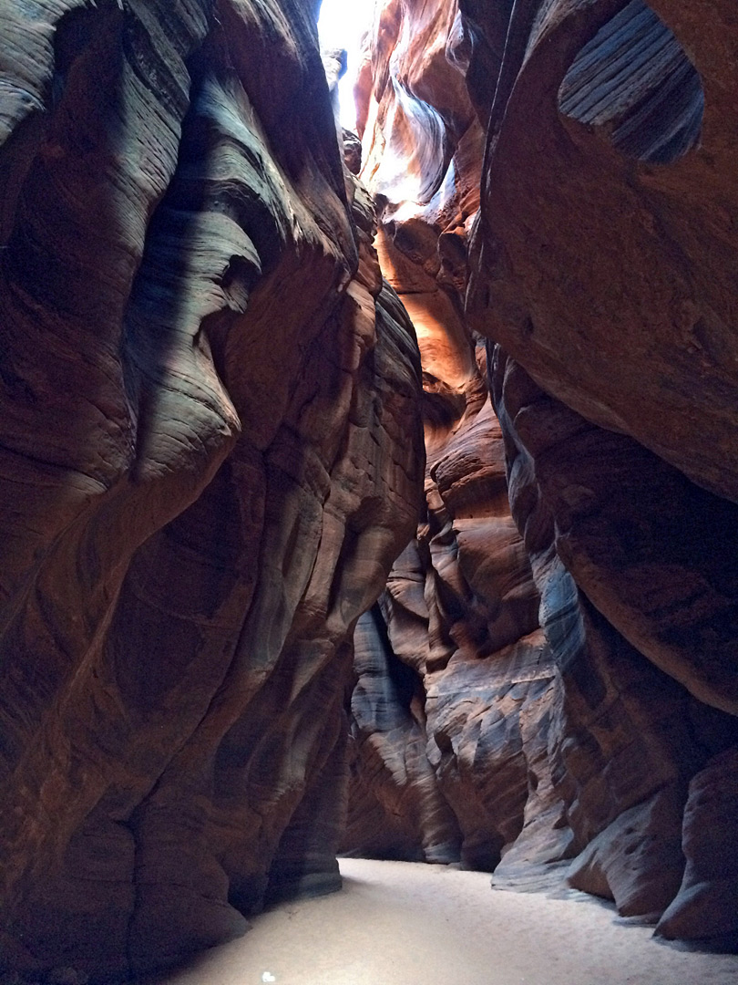 Dark cliffs