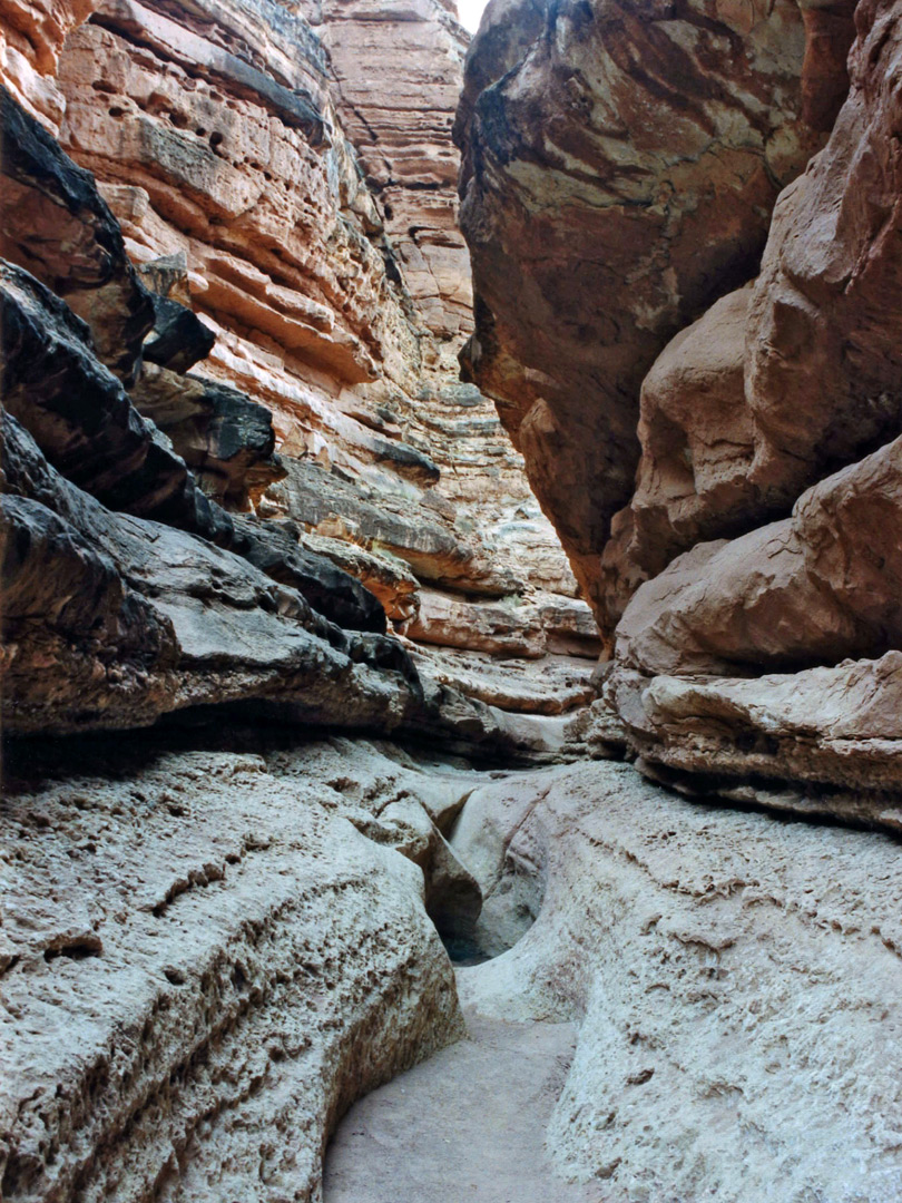 Multi-colored passageway