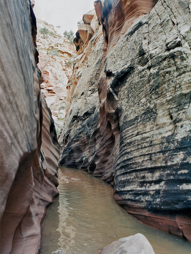 Watery passage