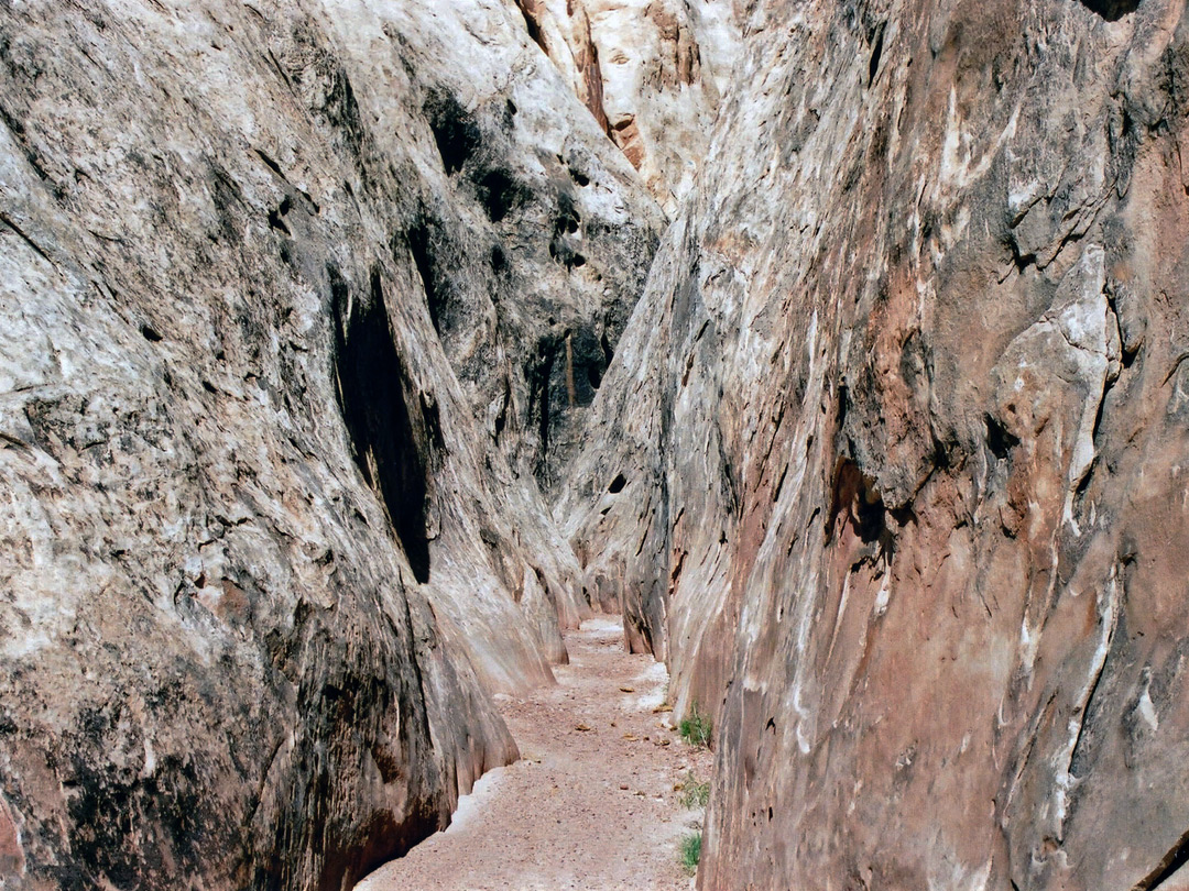 Lower end of the canyon