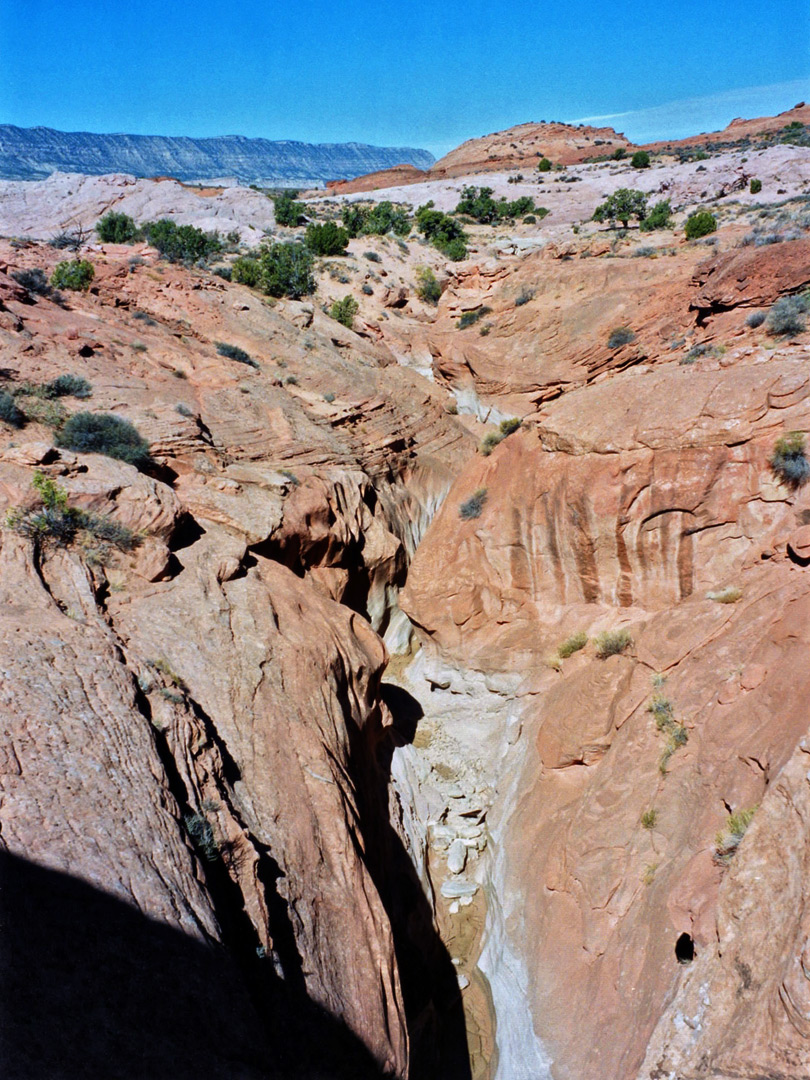 Above the upper narrows