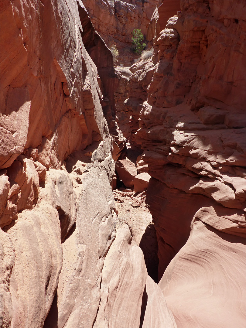 Above a dryfall