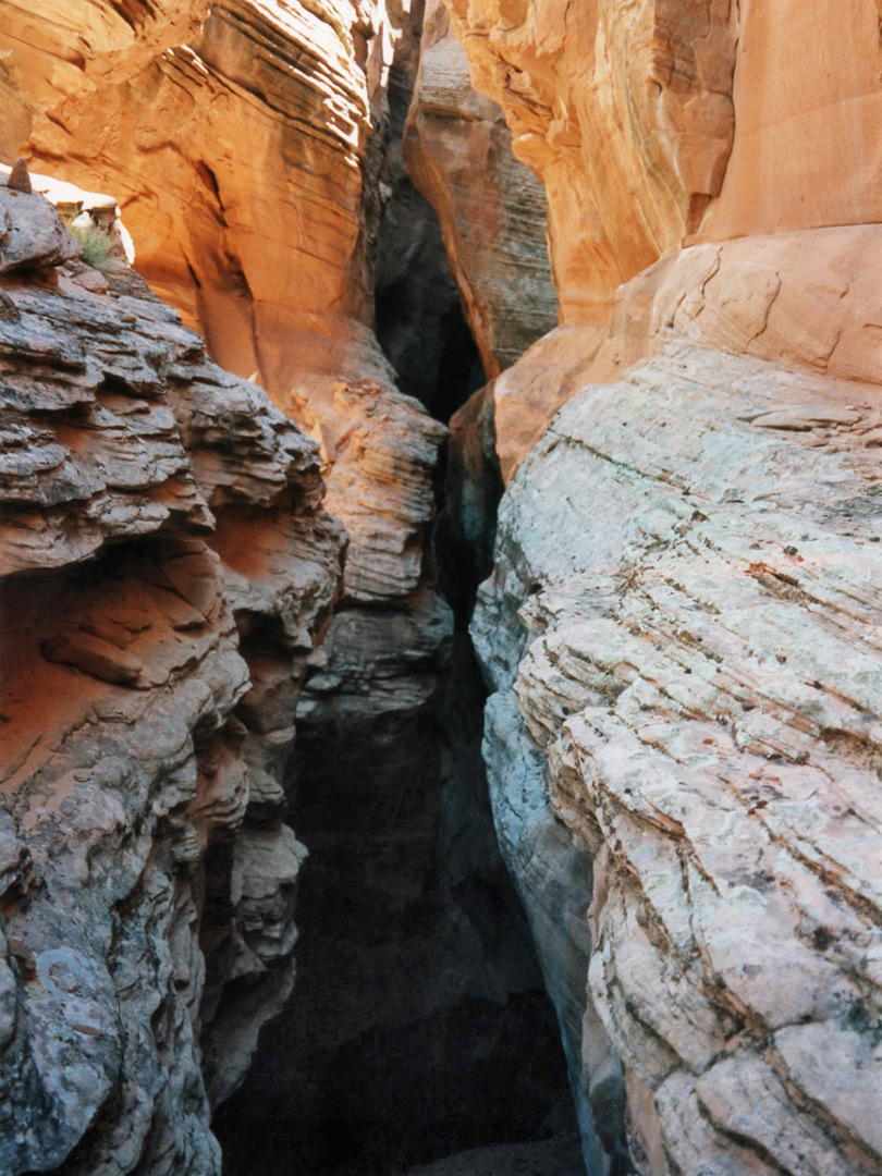 Above the end of the narrows