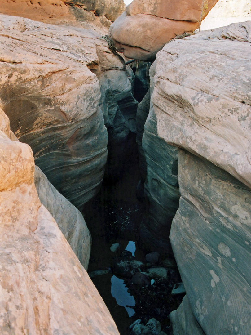 Canyon below the bridge