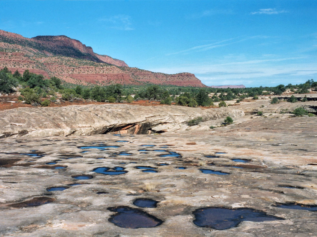 Plateau beside the canyon