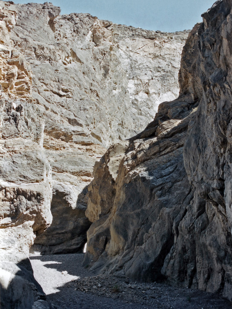 Pebbly streambed