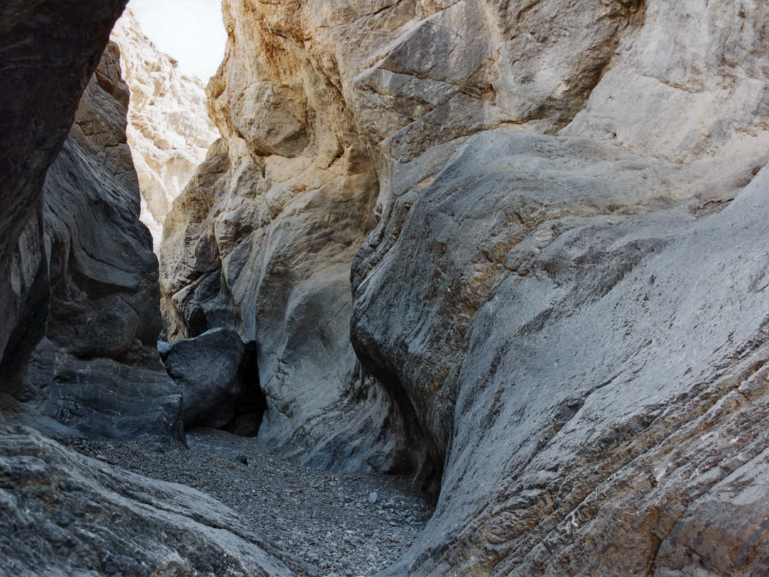 Undulating canyon walls