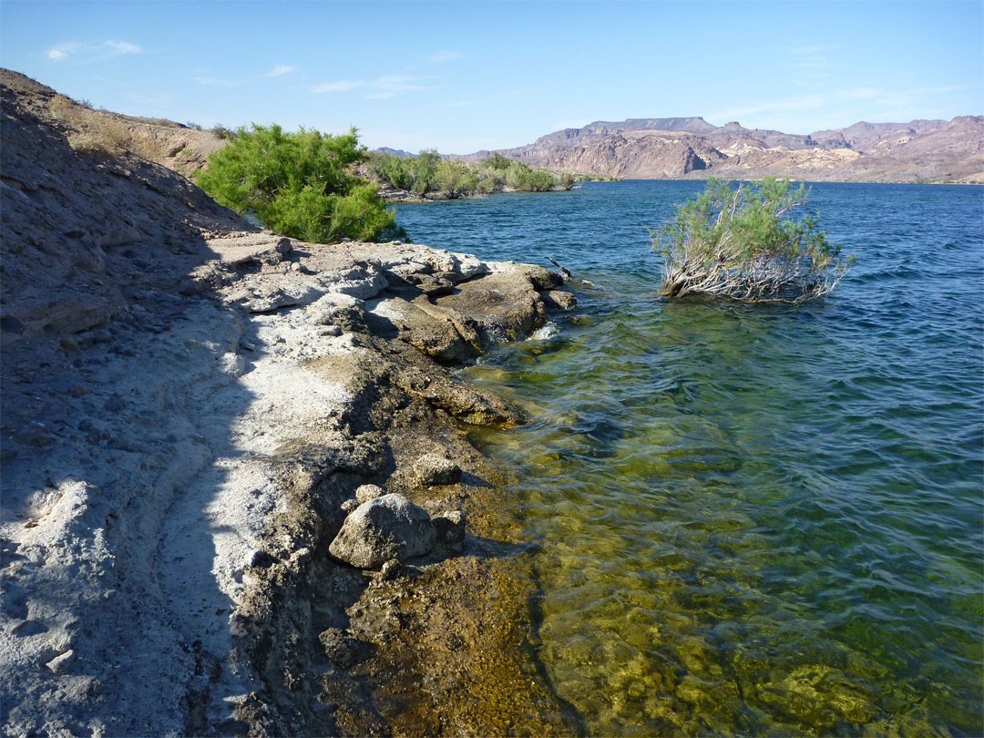 Rocks by the lake