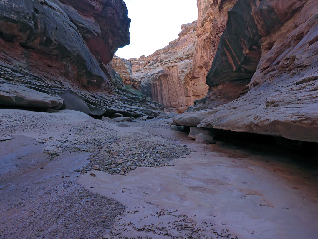 Pebbles and slickrock