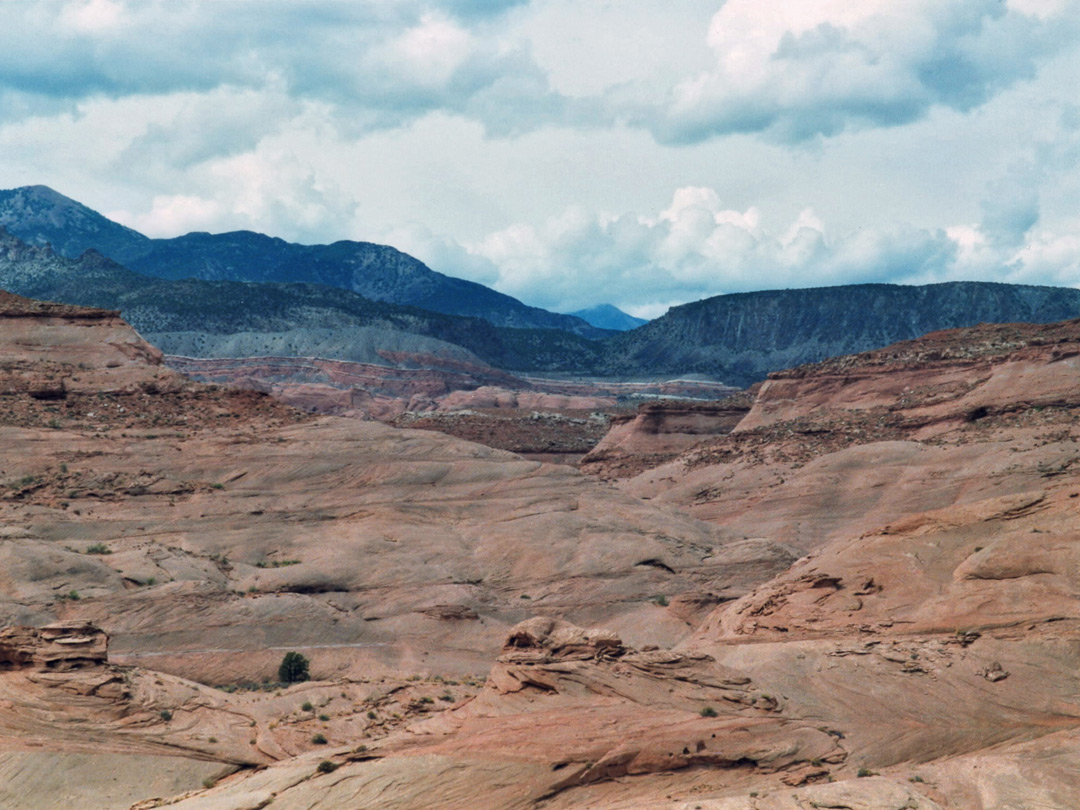 Navajo sandstone slickrock