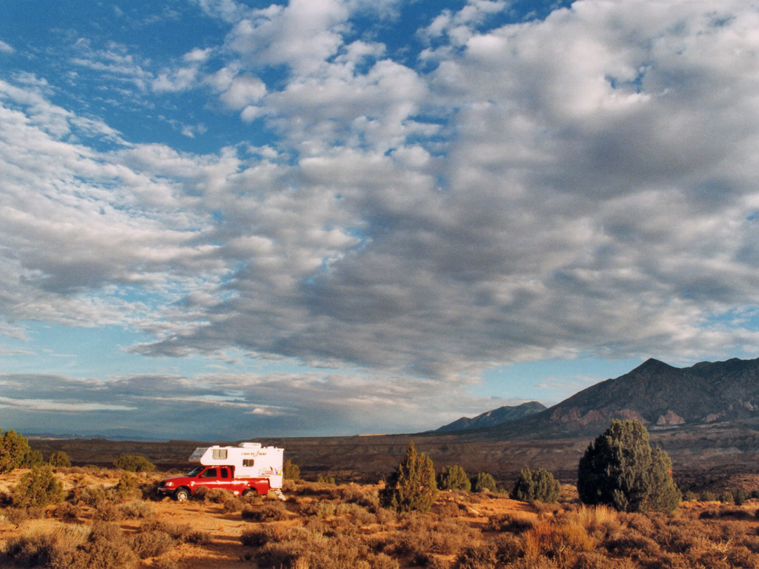 Camping near the canyon