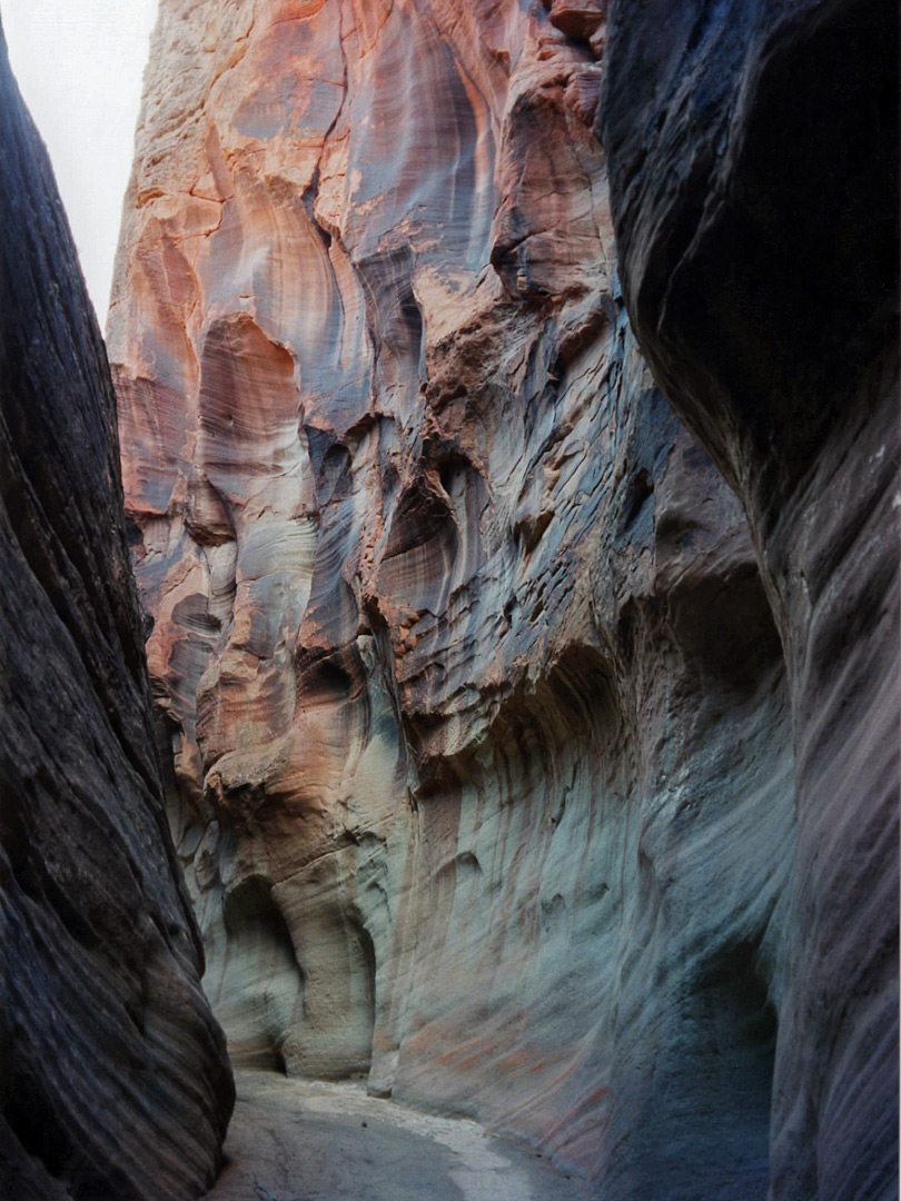 Eroded cliff face