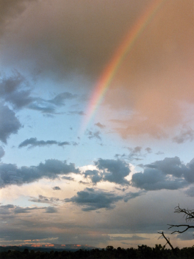 Rainbow and clouds