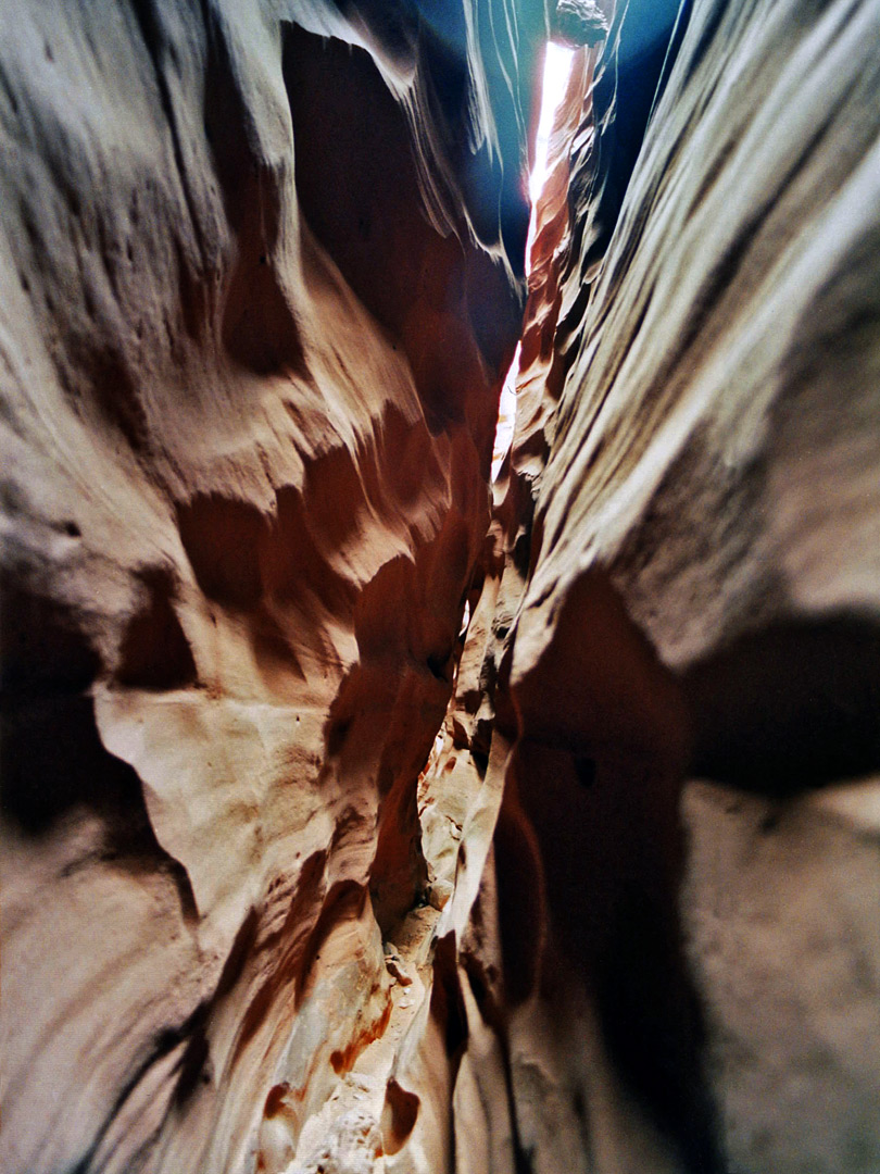 Deep into the canyon