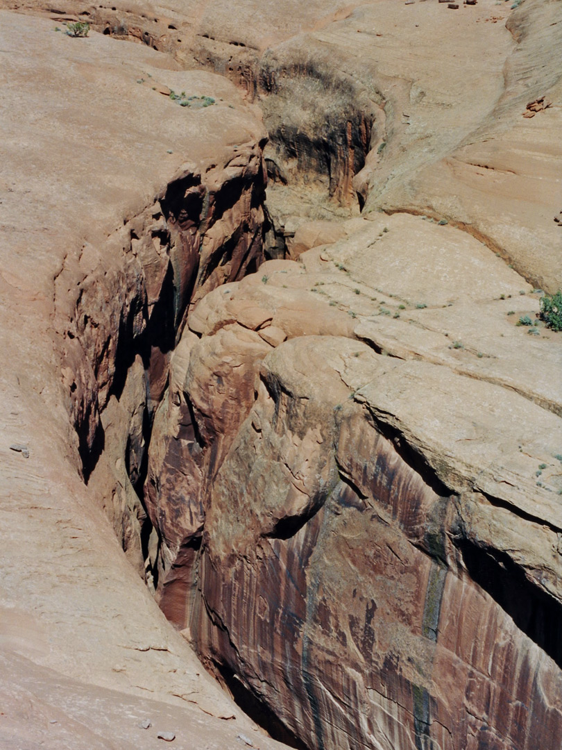 Slot canyon upstream