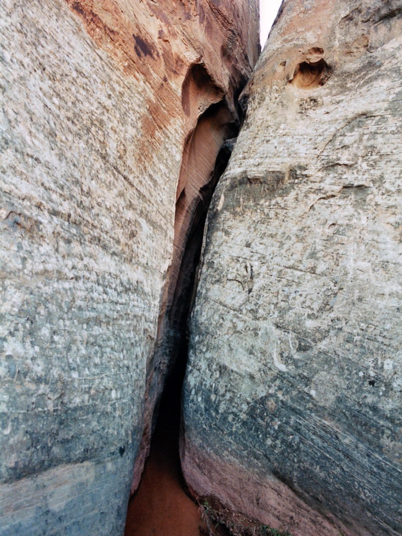 End of the slot canyon