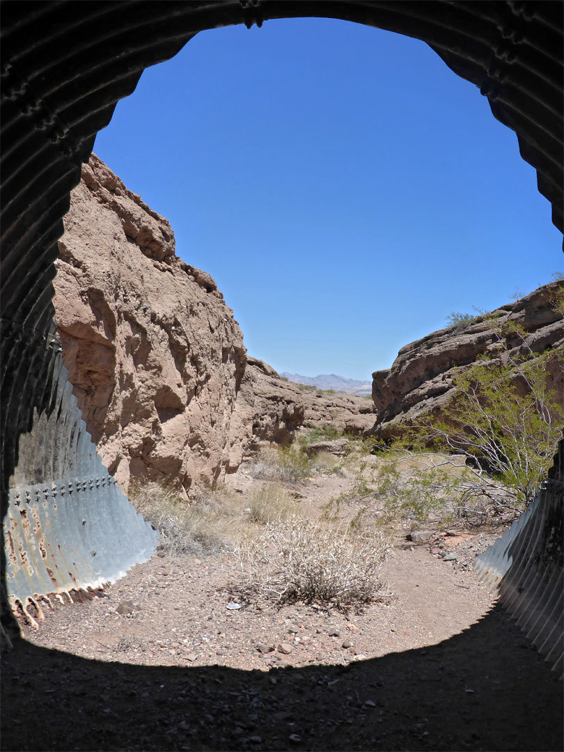 End of an underpass