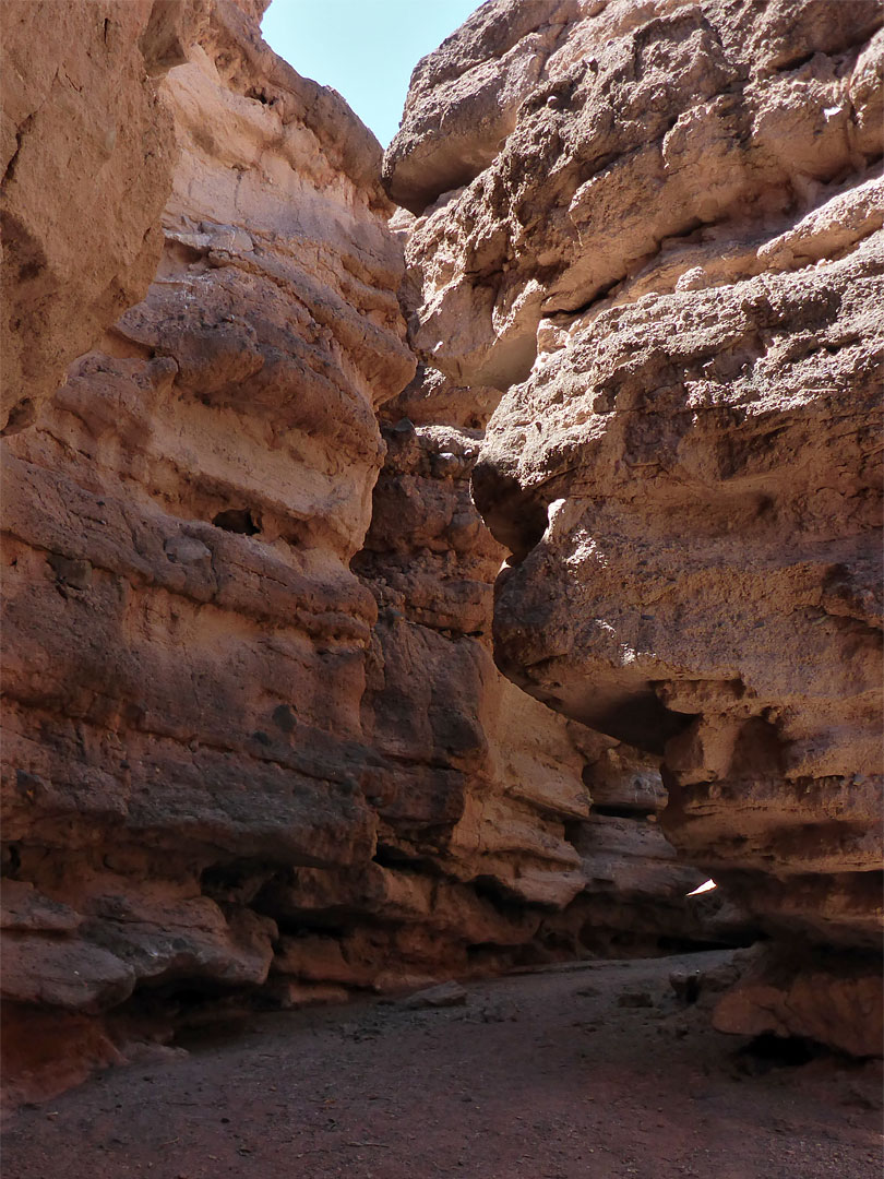 Layered cliffs