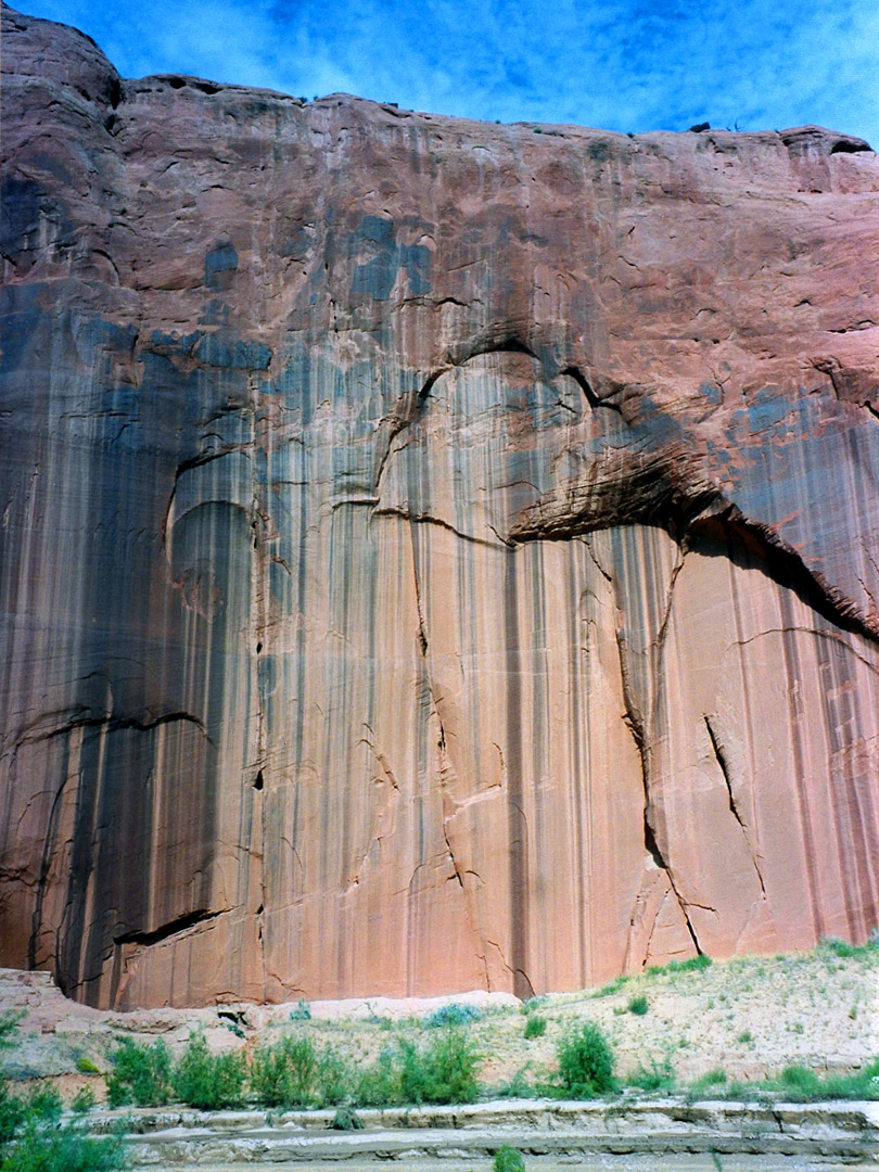 Cliff near the trailhead