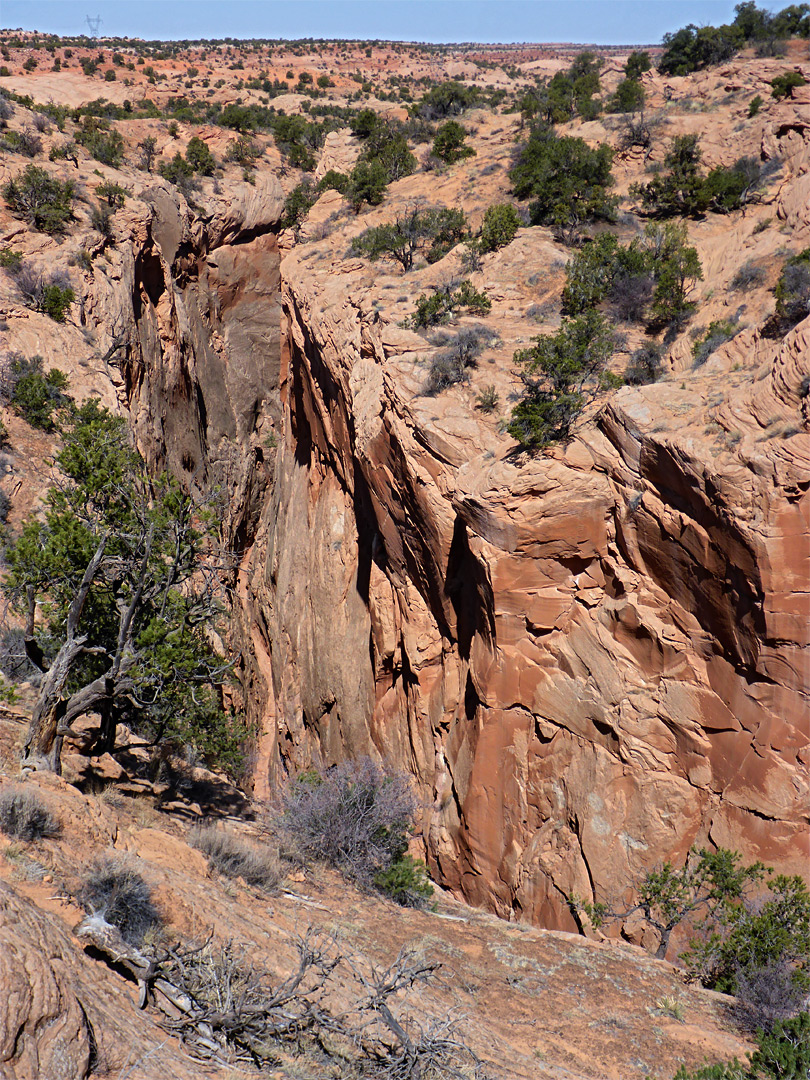 Vertical cliffs