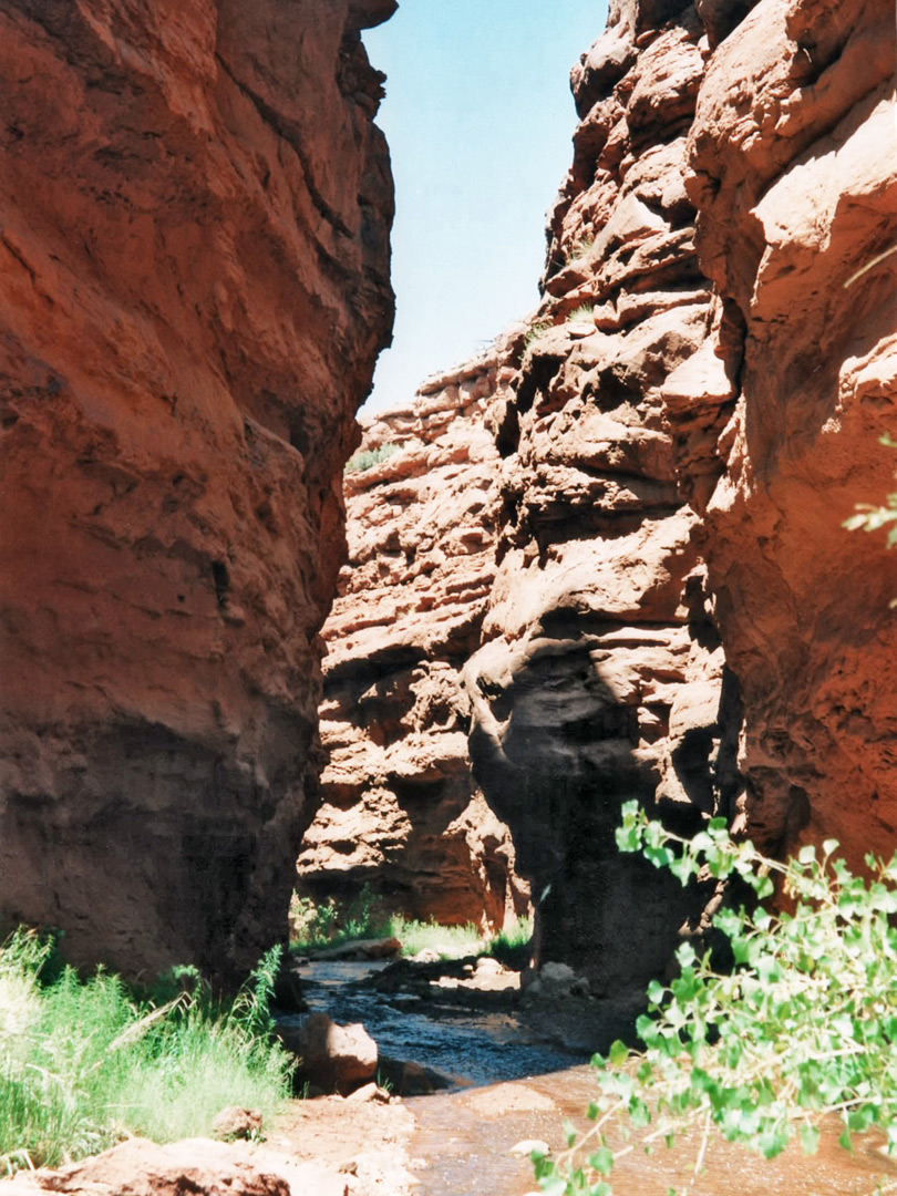 Bend in the canyon