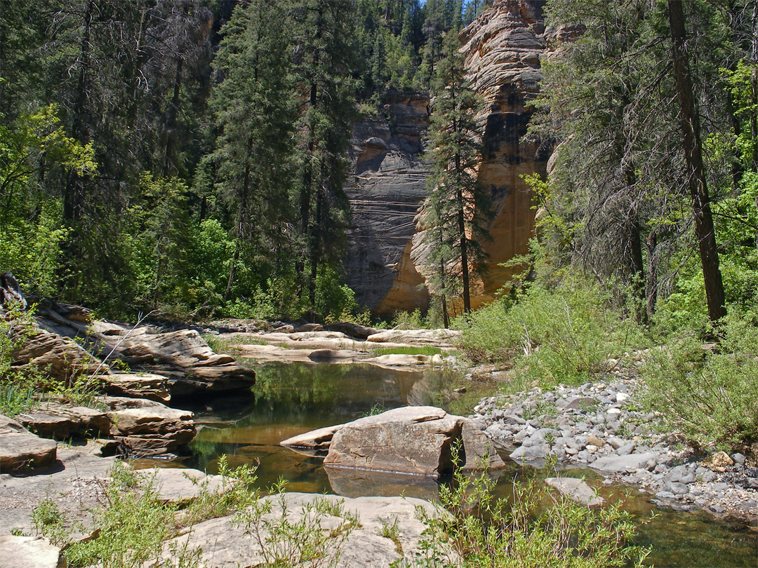 Open part of the canyon