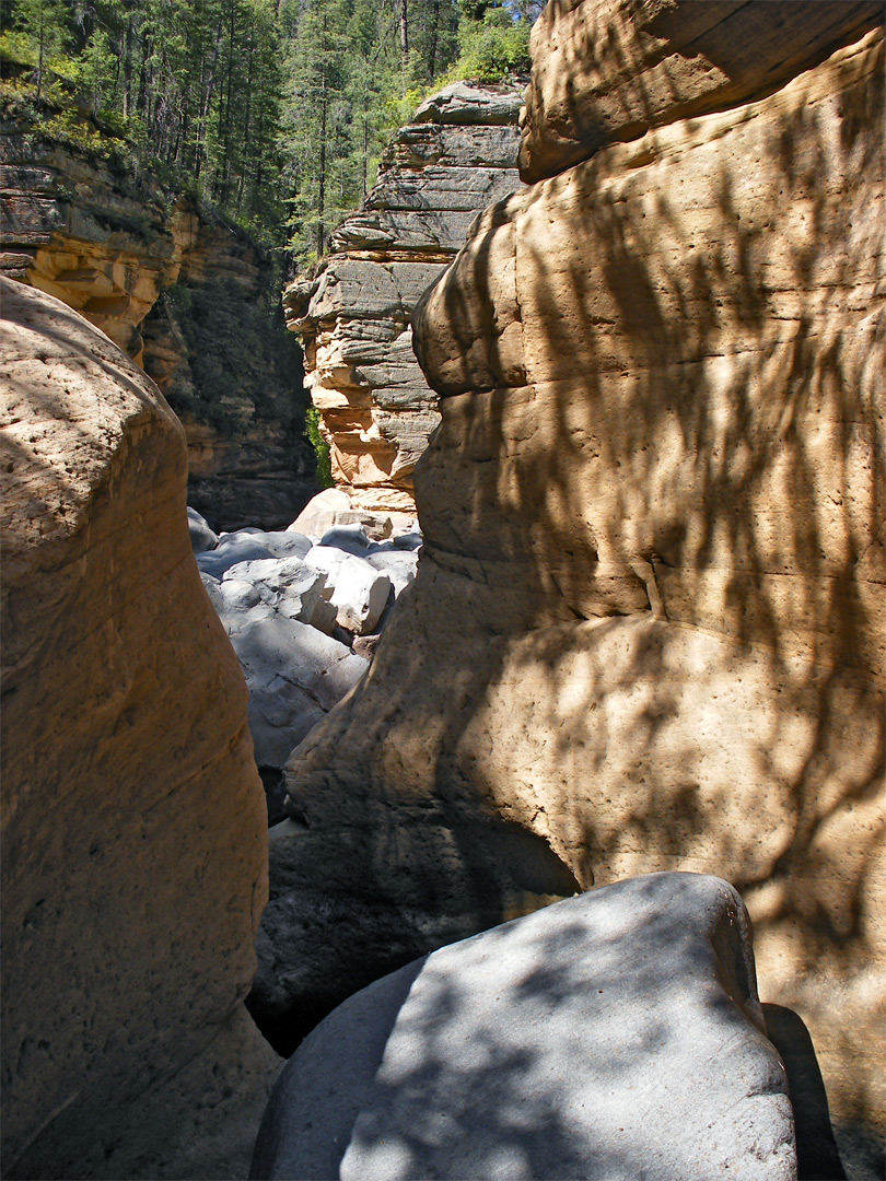 Shadowy passageway