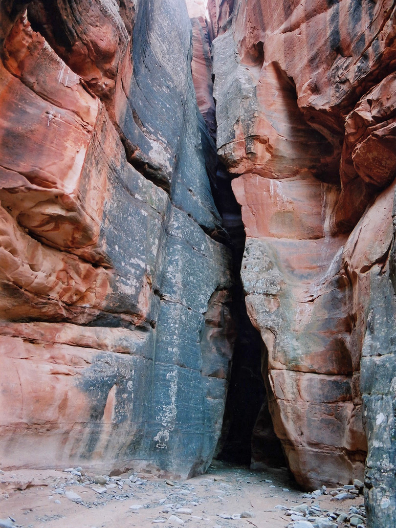 Entrance to the south fork