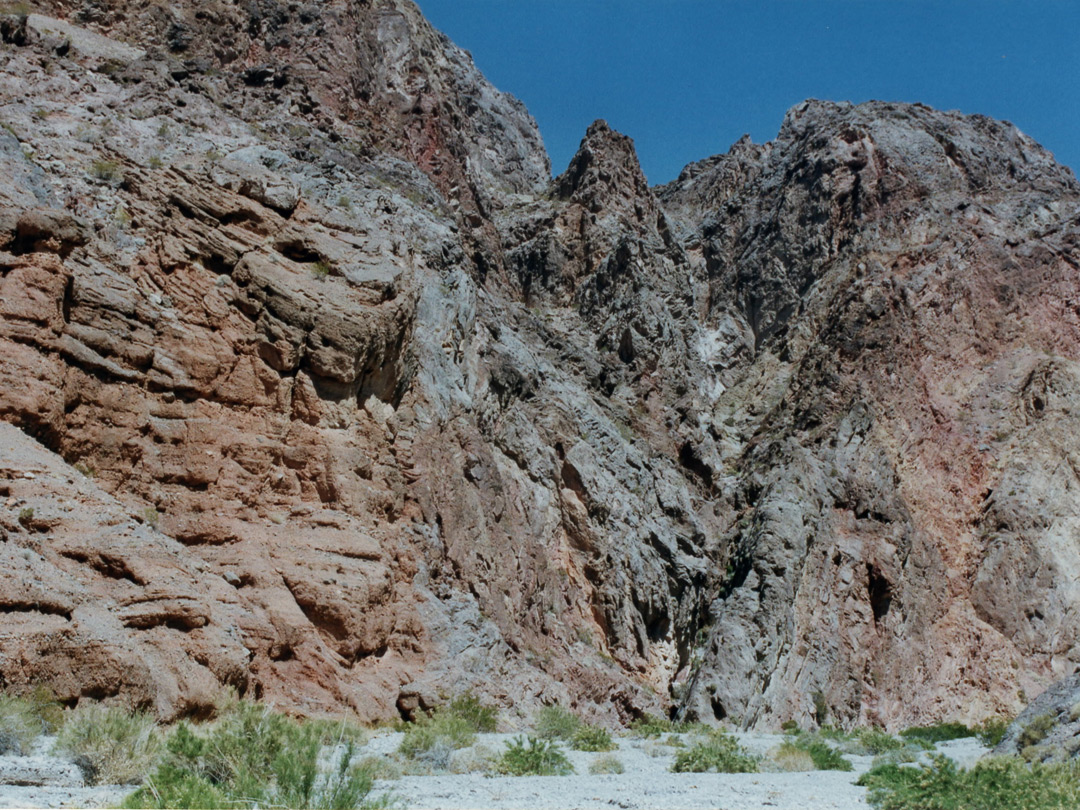 Eroded cliffs