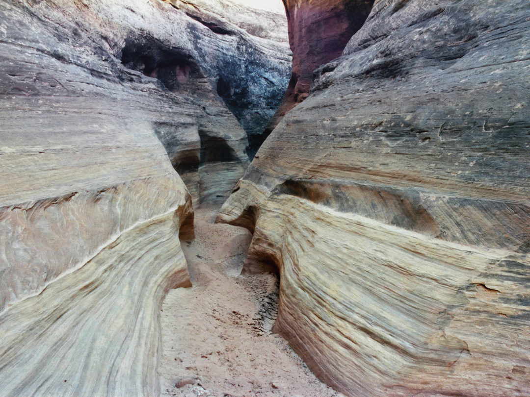 Striated rocks