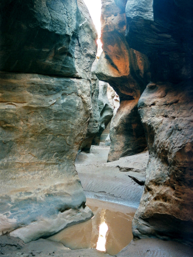 Pool in the narrowest section