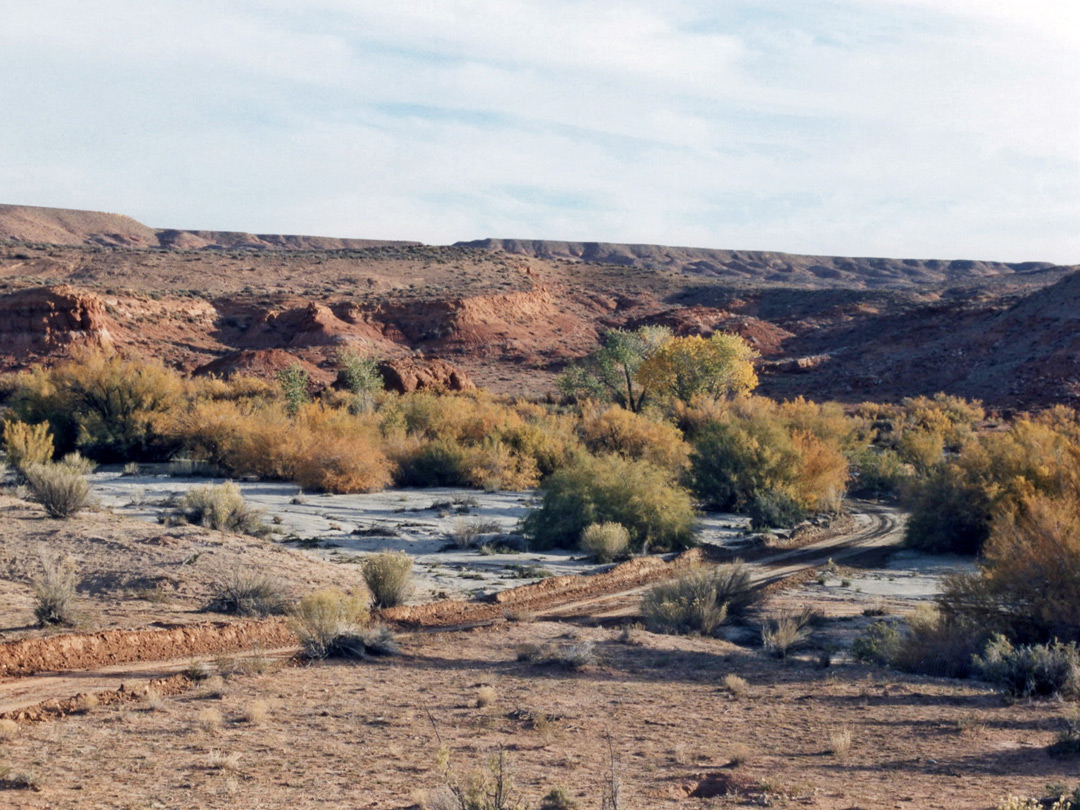 The approach road