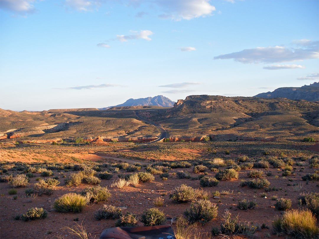 View from the camping area