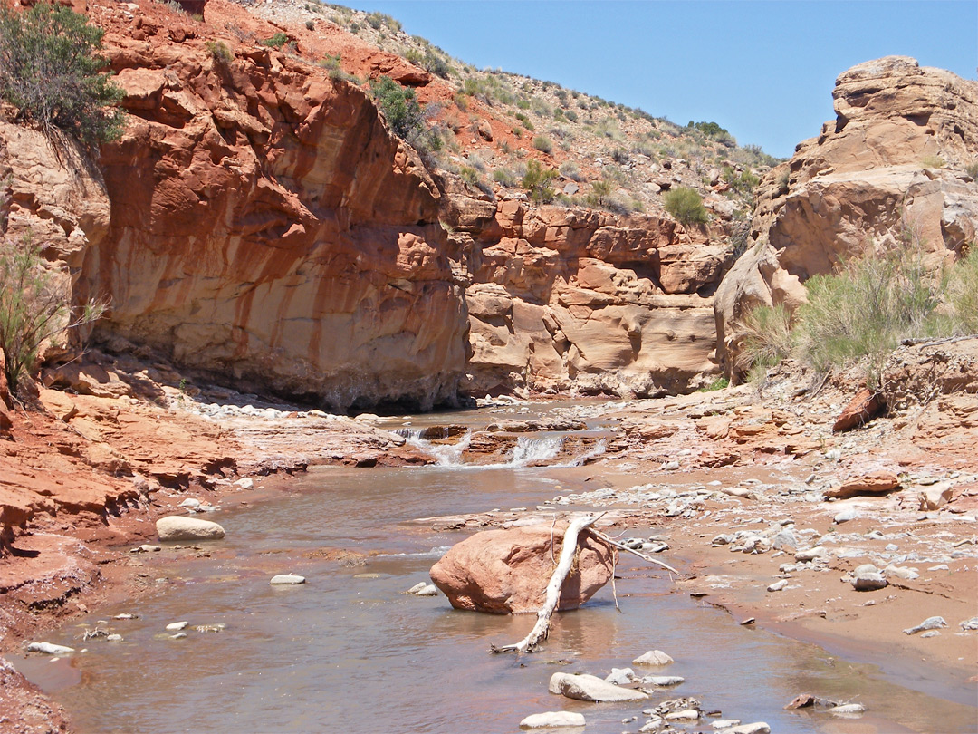 Low cliffs