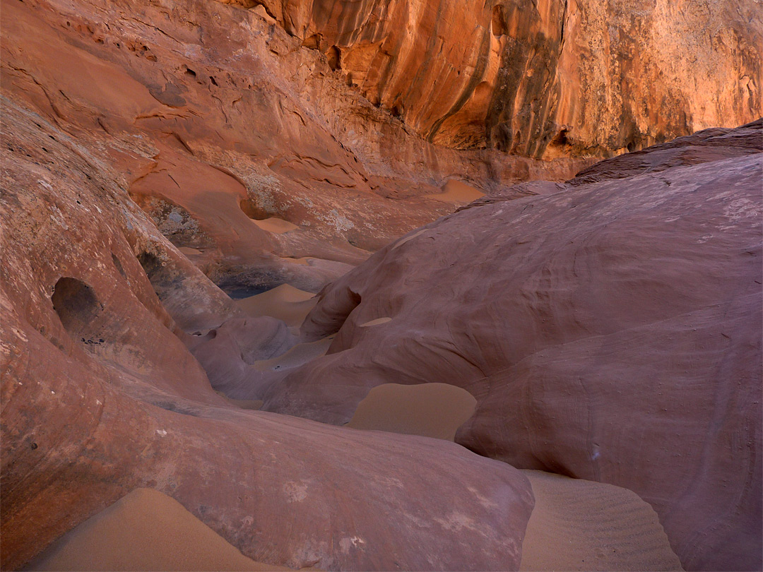 Orange-pink rocks