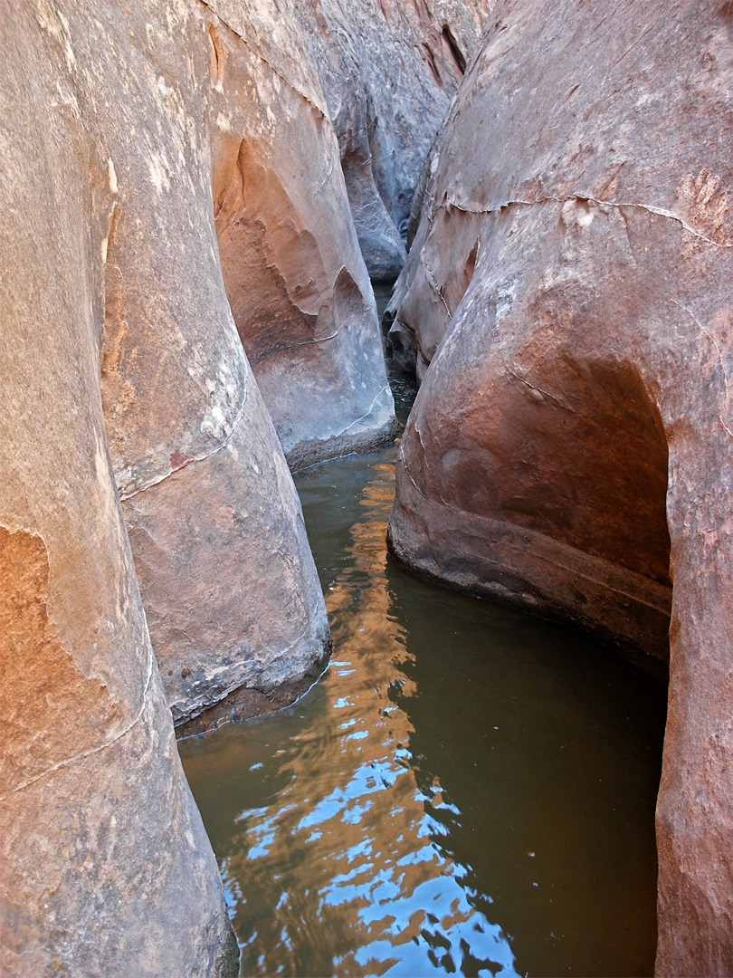 Smooth canyon walls