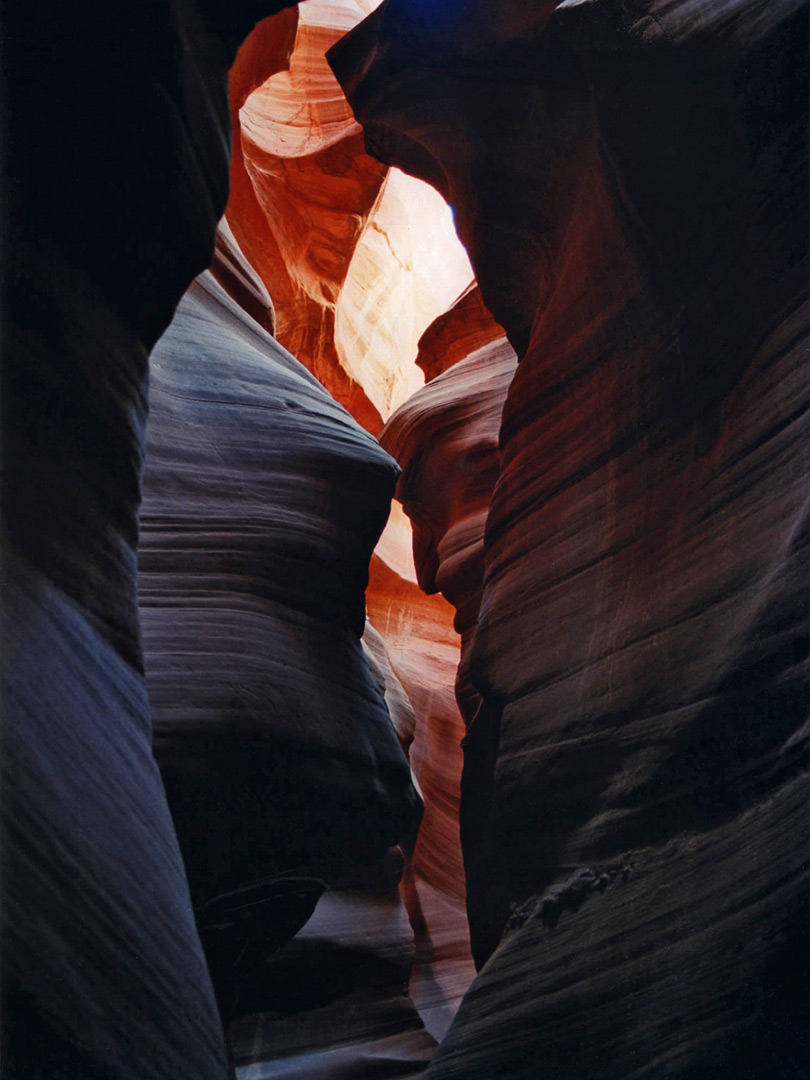 Overhanging rocks