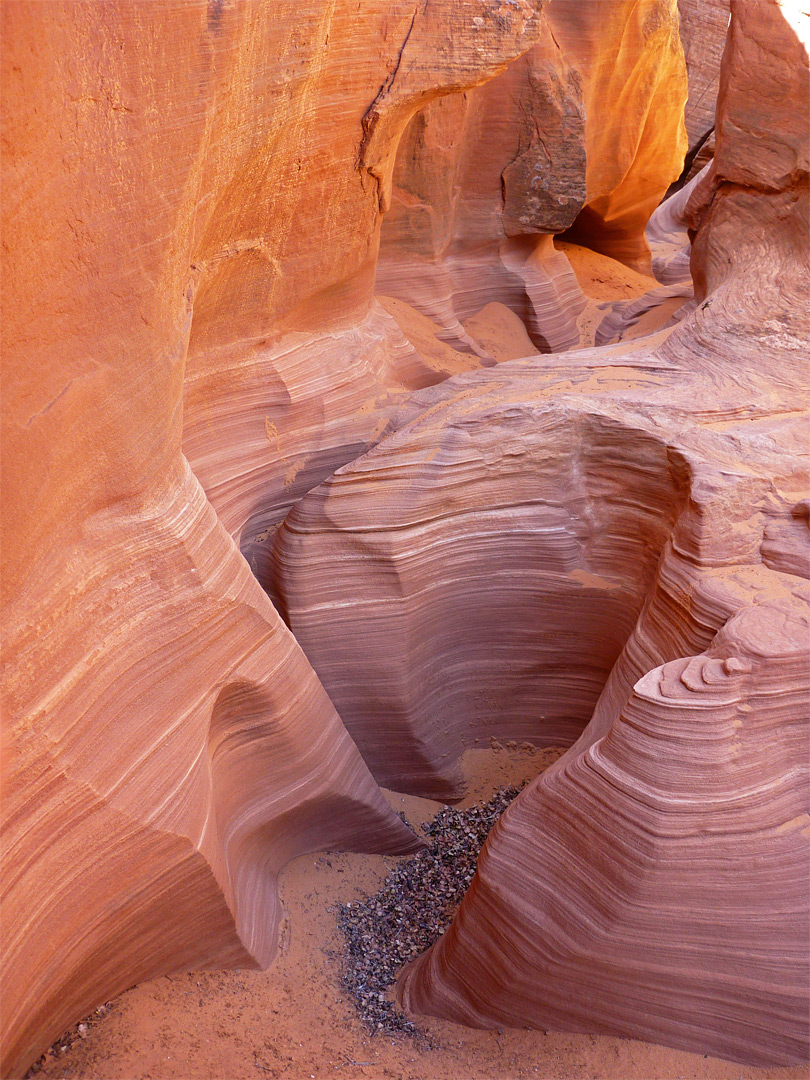 Swirling rocks