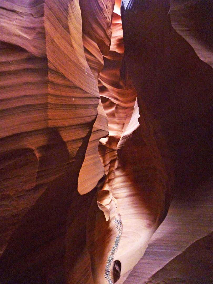 Short upclimb: the West Fork of Upper Water Holes Canyon, Arizona