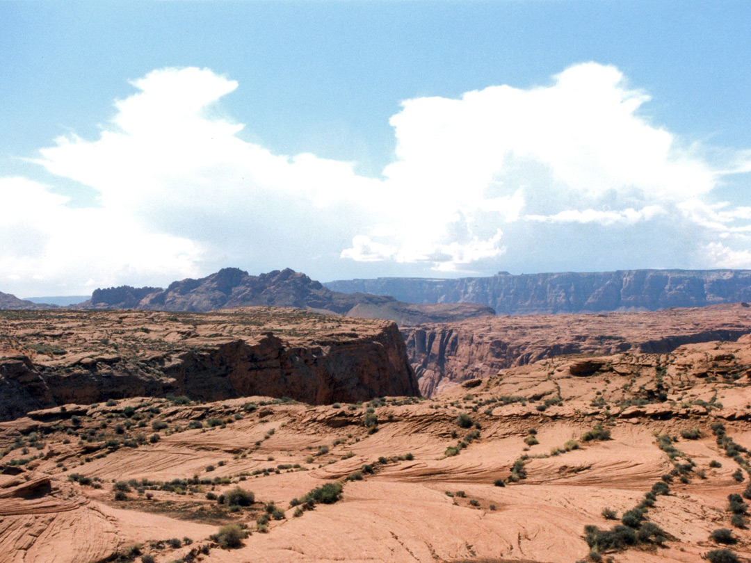 Sandstone plateau near Glen Canyon