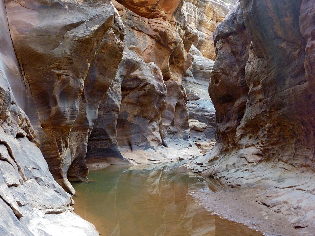 Pool and cliffs