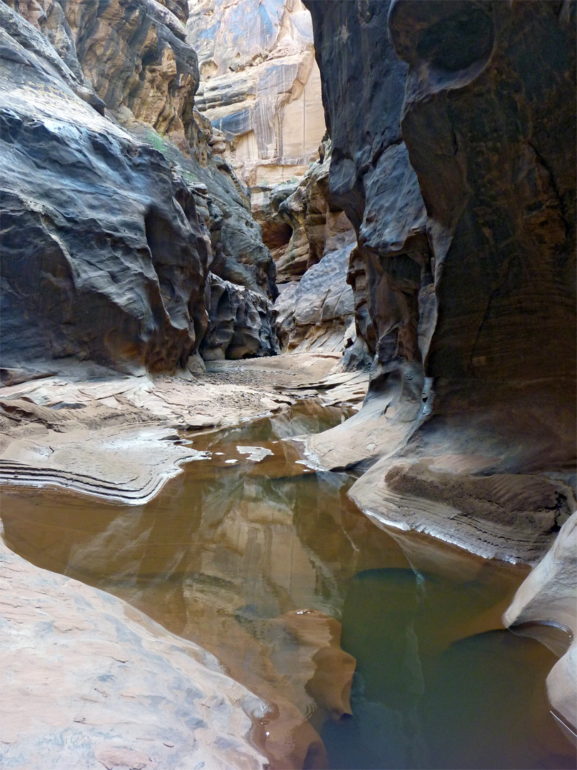 Enclosed section of the canyon