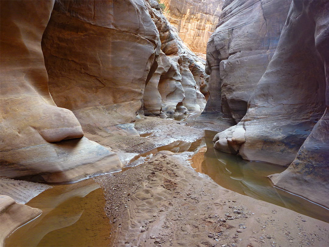 Pools and sand