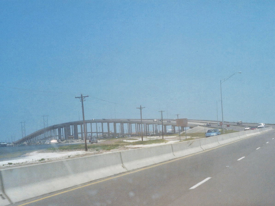 Bridge back to Corpus Christi