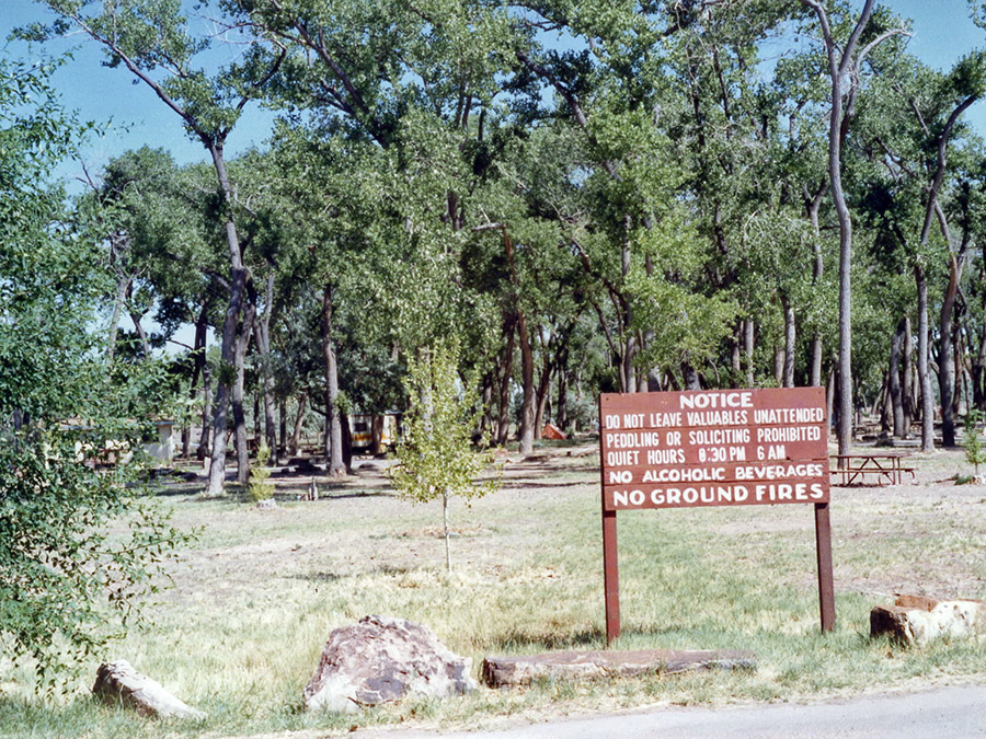 Campsite at Chinle