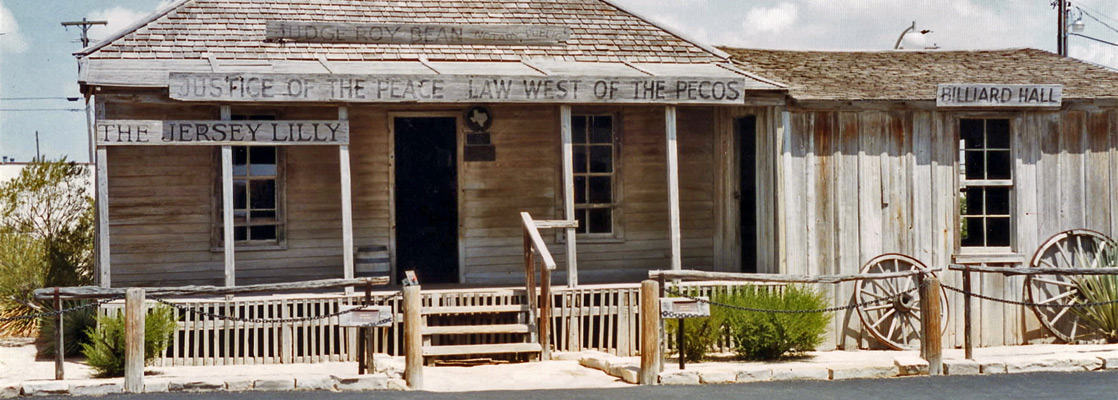 Roy Bean's saloon - the Jersey Lilly