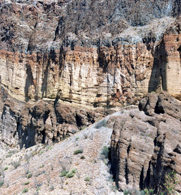 Sandstone cliffs